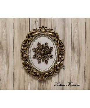 Quadro Espirito Santo - DOURADO